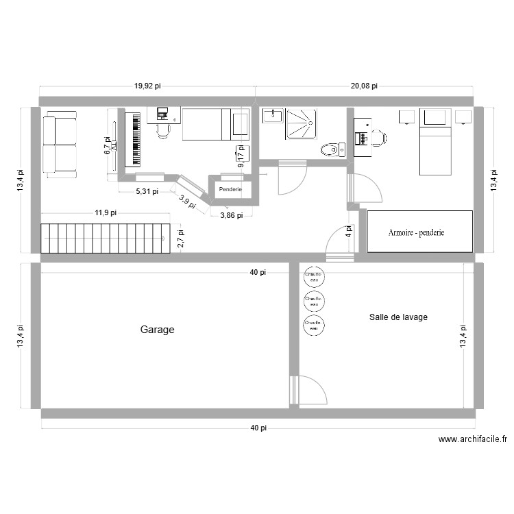 Sous-sol 2025. Plan de 0 pièce et 0 m2
