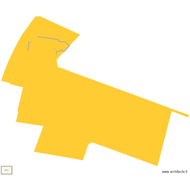 Johanna Batz. Plan de 2 pièces et 108 m2