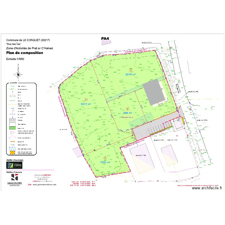 PROJET 2. Plan de 1 pièce et 285 m2