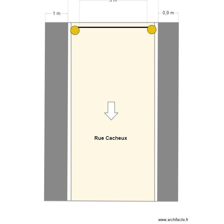 cacheux. Plan de 0 pièce et 0 m2