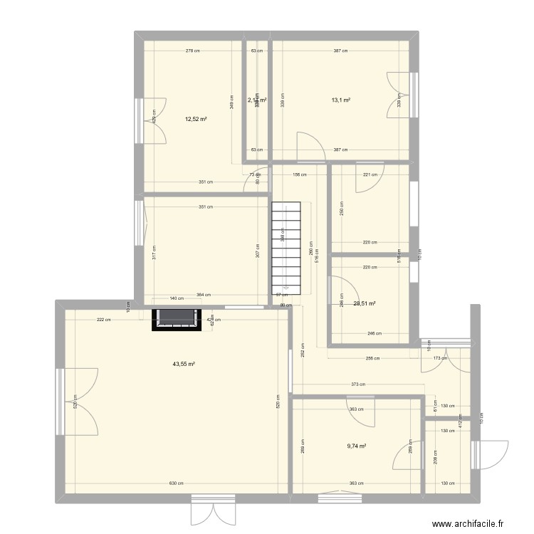 Plan Actuel de Maison Gif. Plan de 0 pièce et 0 m2