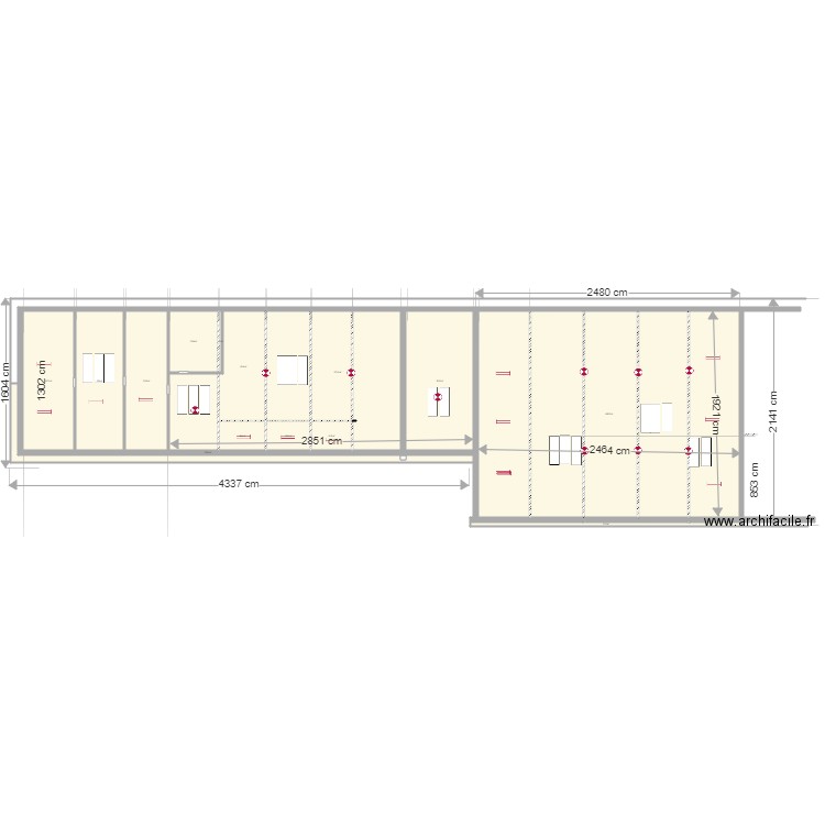 Batiment les Paroirs Trav elec 24-01-2025 B. Plan de 15 pièces et 1022 m2