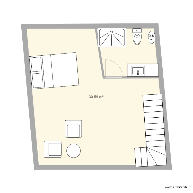 cham sdb5. Plan de 0 pièce et 0 m2