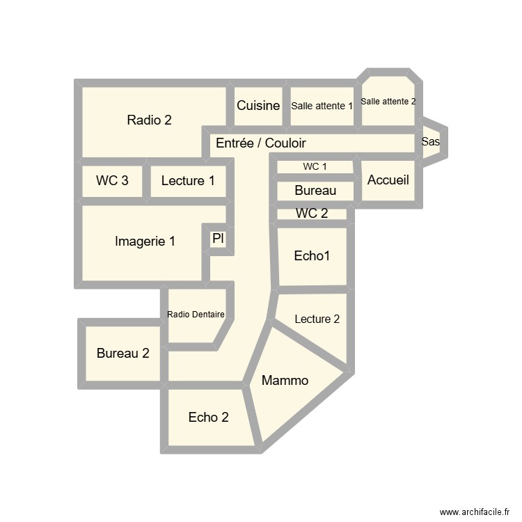 2505 SCI DEDIMAGE - ALBERT LOUPPE. Plan de 20 pièces et 15 m2
