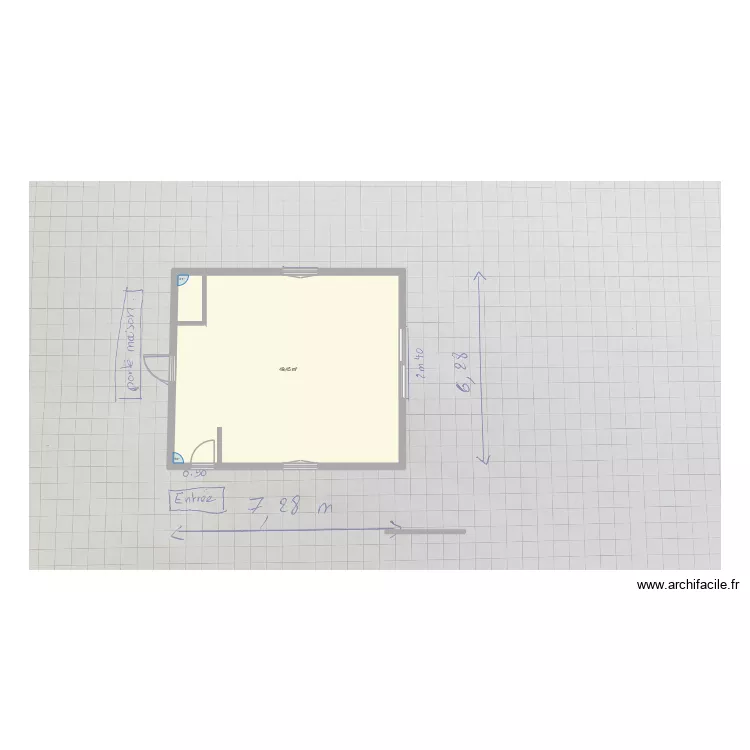 guenange. Plan de 1  et 49 m²