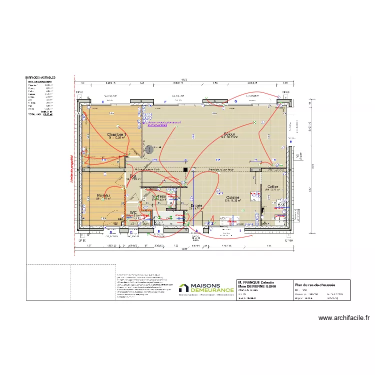 FRANQUE DEVIENNE RDC. Plan de FRANQUE DEVIENNE RDC. Plan de