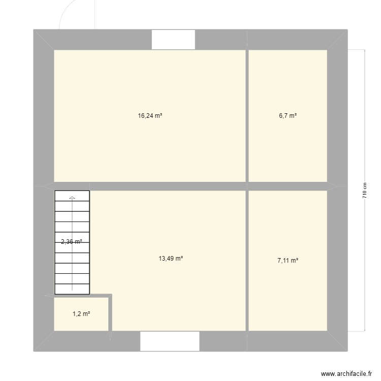 Normand2. Plan de 11 pièces et 109 m2
