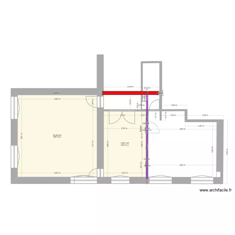 Royale structure. Plan de 