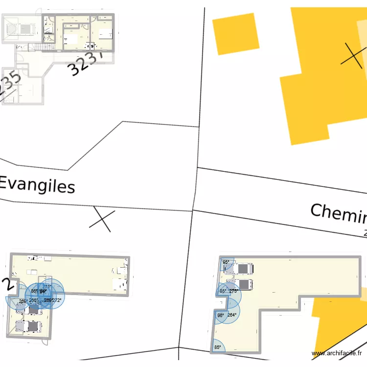 regant 3. Plan de 38  et 996 m²