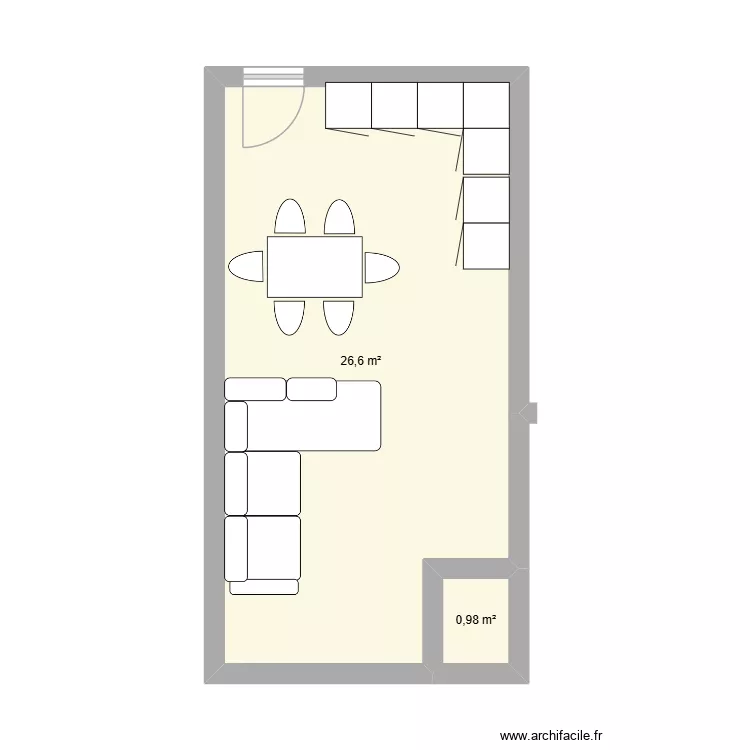 plan garage. Plan de 2 pièces et 28 m² plan garage. Plan de 2 pièces et 28 m²