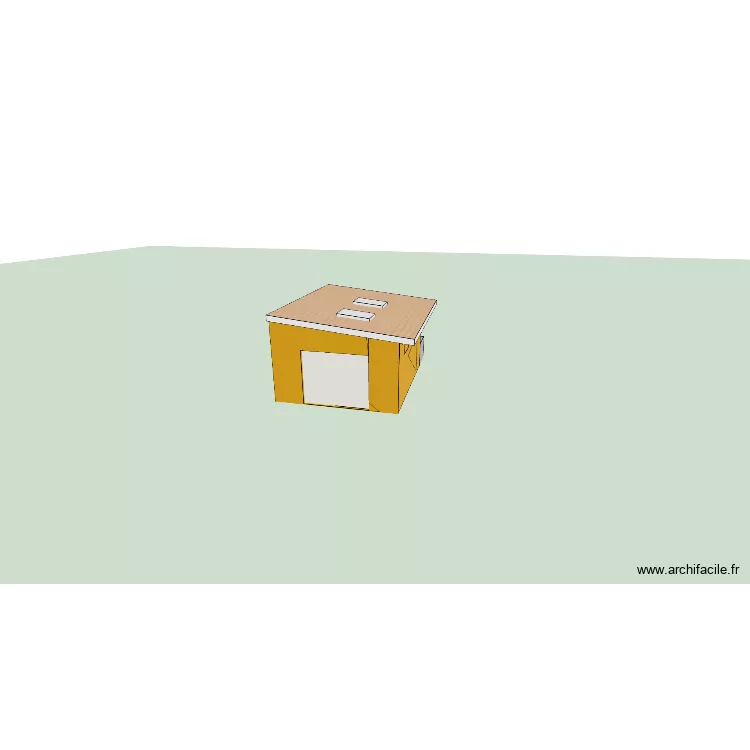 Abri de Jardin. Plan de 2 et 22 m² Abri de Jardin. Plan de 2 et 22 m²