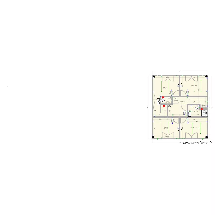 plan elec 28/04/2026. Plan de 11  et 214 m²