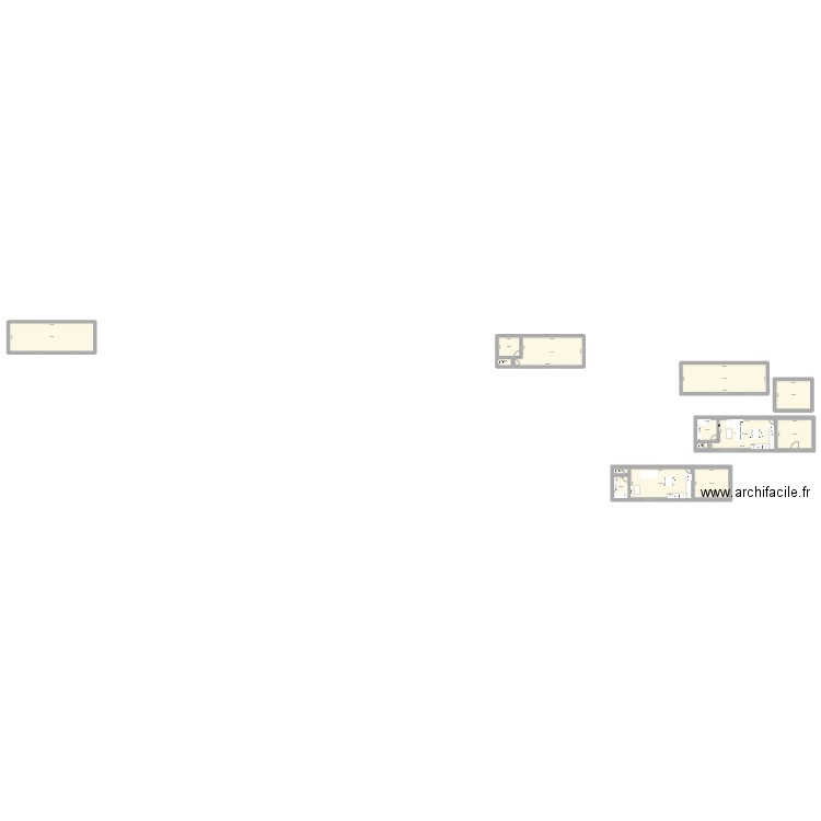 psodo1. Plan de 14 pièces et 253 m2