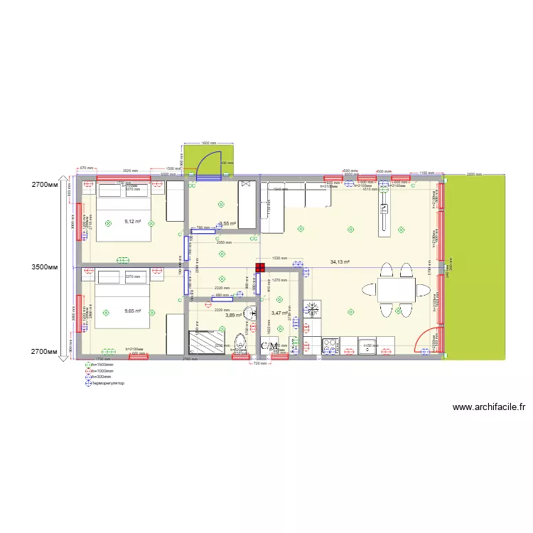 Путятино 72 эл. Plan de 