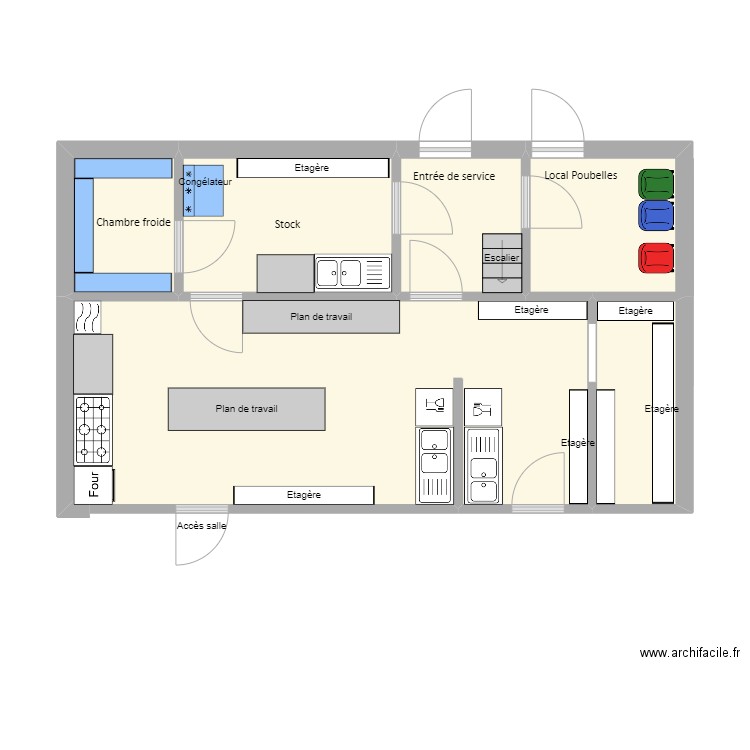 Cuisine. Plan de 0 pièce et 0 m2