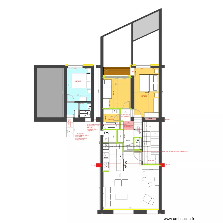 BAUCQ 77 1e &eacute;tage Def. Plan de 0 pièce et 0 m2