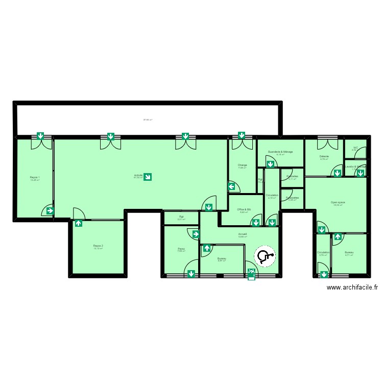92C9R projet evac. Plan de 0 pièce et 0 m2