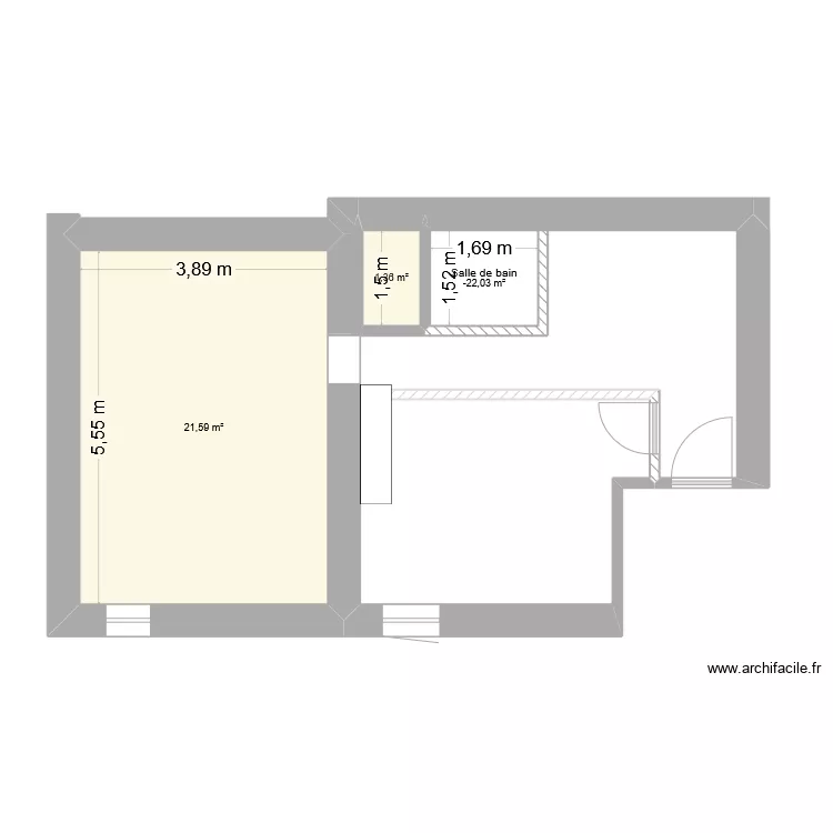 g&icirc;te. Plan de 0 pièce et 0 m2