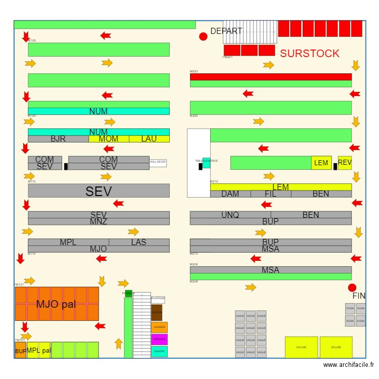 mezza 07/03/2024. Plan de 1 pièce et 656 m2