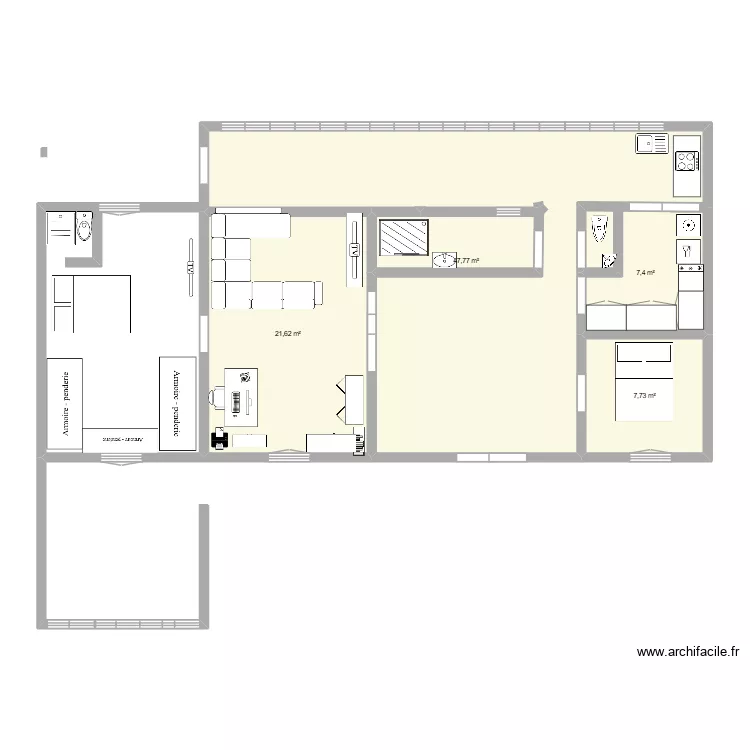 MAISON STE MARIE. Plan de 4 et 85 m² MAISON STE MARIE. Plan de 4 et 85 m²