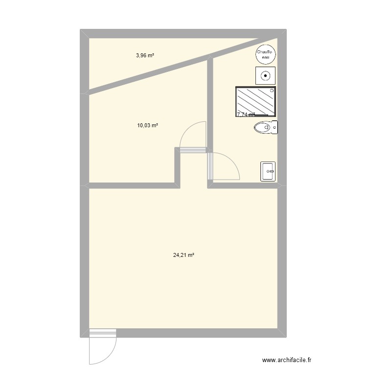architecte. Plan de 0 pièce et 0 m2