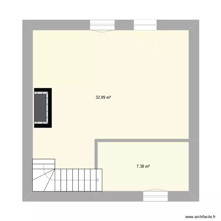 maison. Plan de 