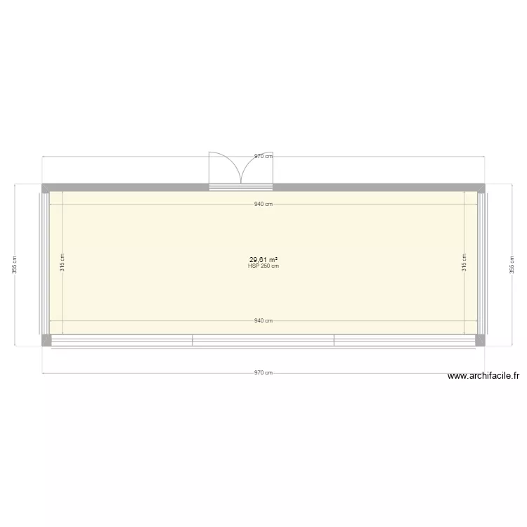 BATIMENT MOTO CROSS. Plan de 