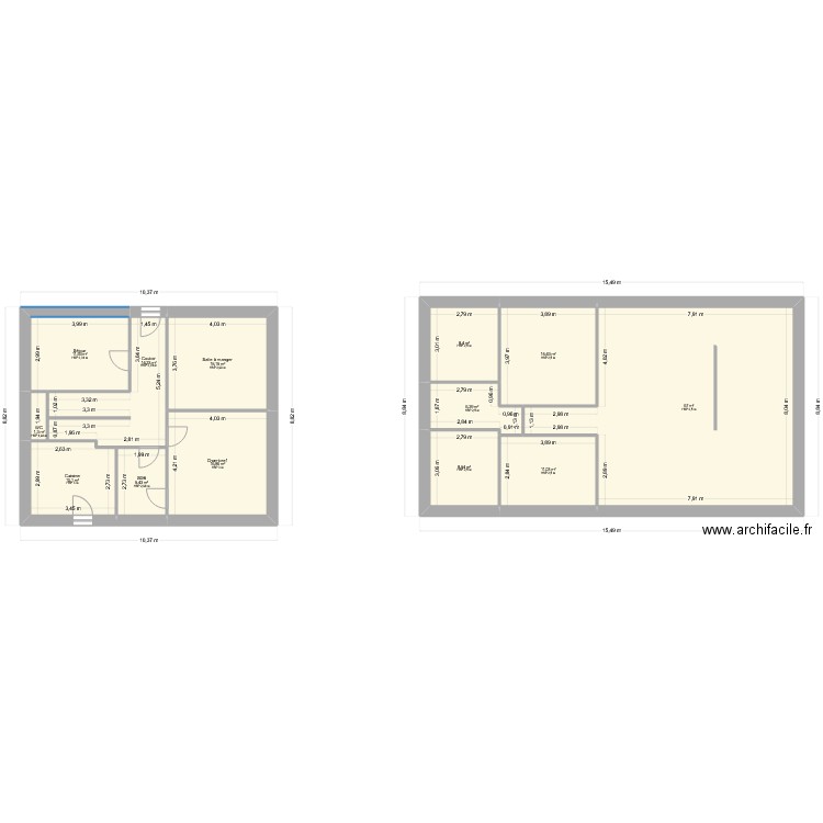 Plan Haifa. Plan de 13 pièces et 192 m2