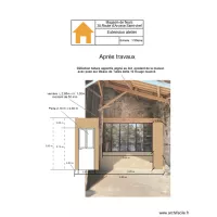 extension atelier avec porte modif 1/30 &egrave;me