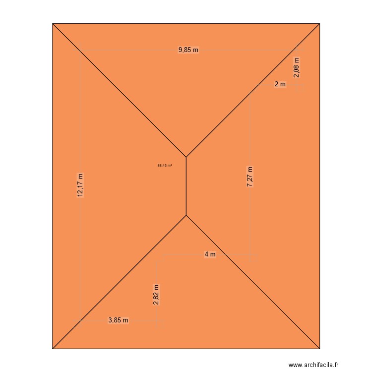 Gravéus - Foyer 1. Plan de 8 pièces et 173 m2