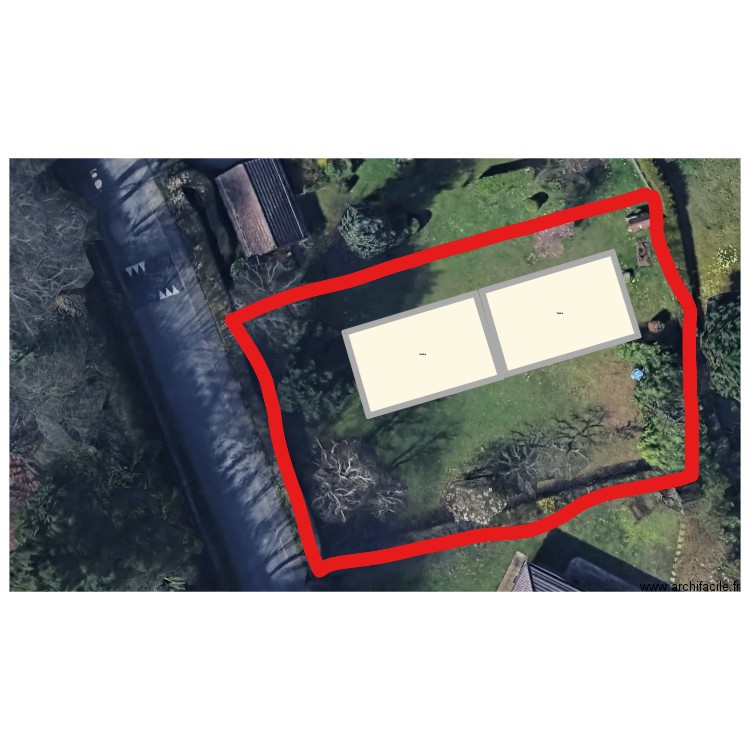 test. Plan de 2 pièces et 249 m2