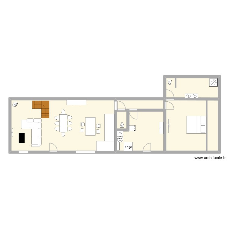 maison la chapelle gaudin. Plan de 0 pièce et 0 m2