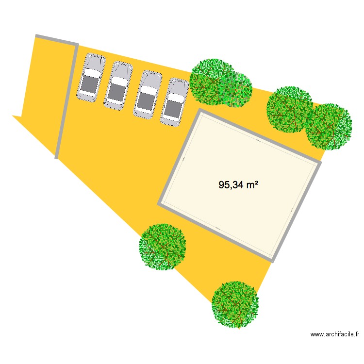 HANGAR 2. Plan de 2 pièces et 153 m2