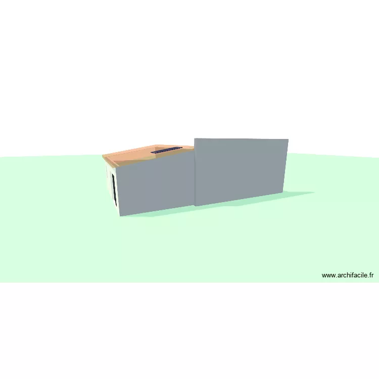 annexe. Plan de 3  et 27 m²