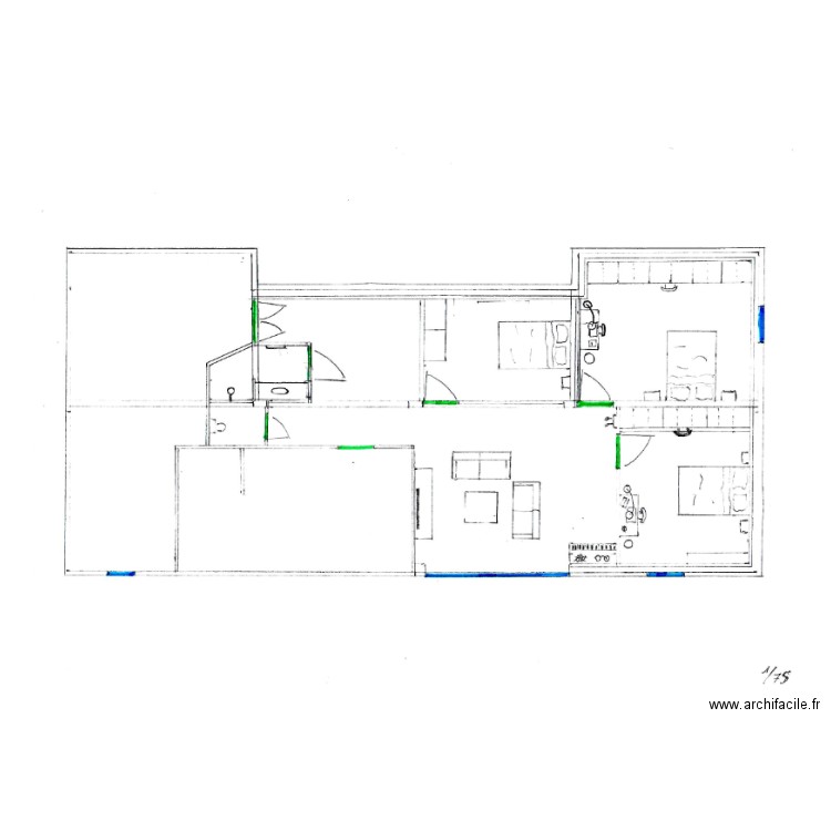 Sous-sol Laurent & Jess. Plan de 0 pièce et 0 m2