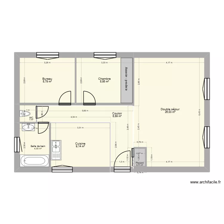 Maison33. Plan de 8 et 68 m² Maison33. Plan de 8 et 68 m²