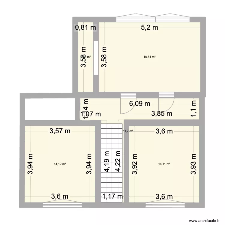 San Marco 2. Plan de 5  et 61 m²