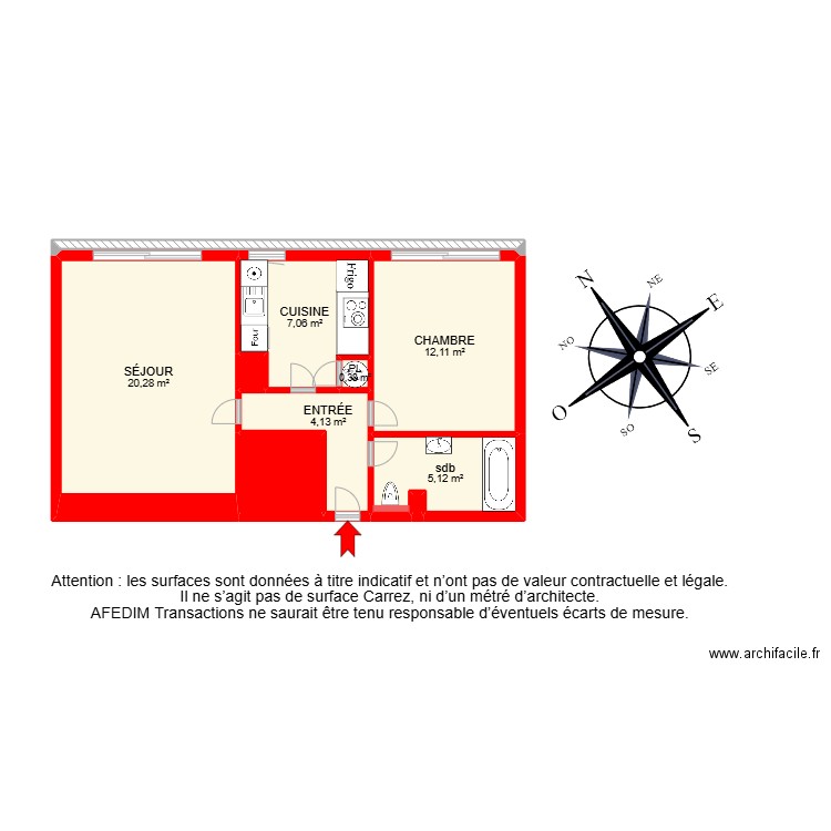 BI 24518-. Plan de 12 pièces et 72 m2