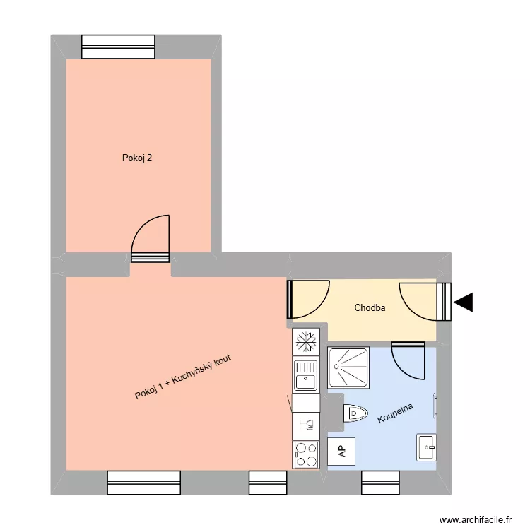 Kapit&aacute;na Jasioka 719, byt 7. Plan de 12  et 168 m²