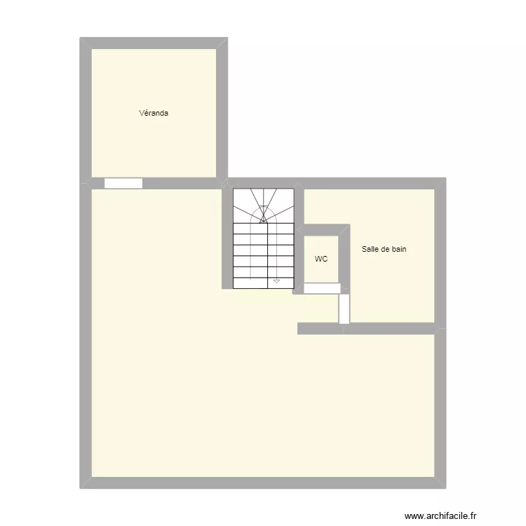 rdc baffet concarneau. Plan de 4 pièces et 59 m²