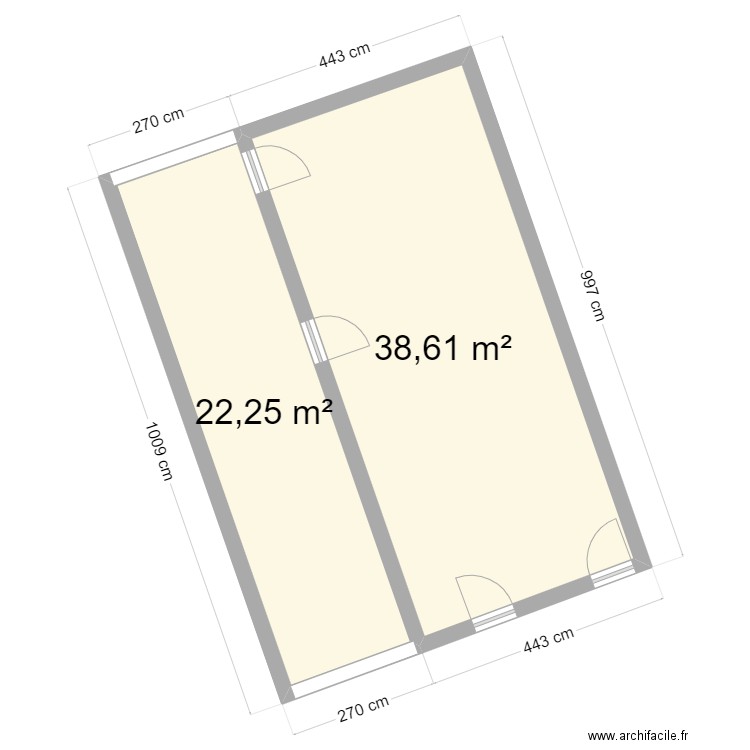 plan de masse 3. Plan de 4 pièces et 188 m2