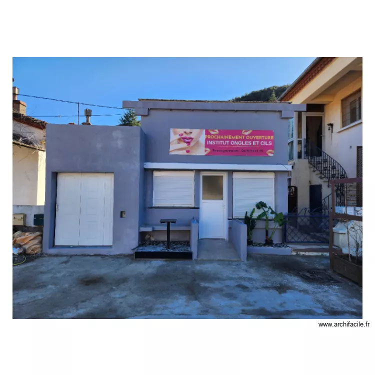 facade fini. Plan de 