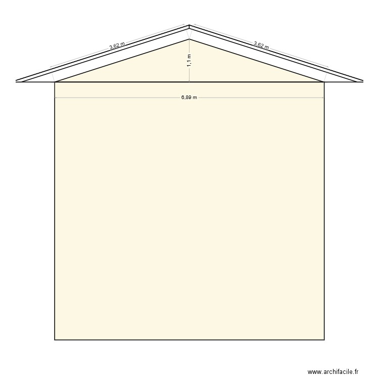FACADE SUD. Plan de 0 pièce et 0 m2