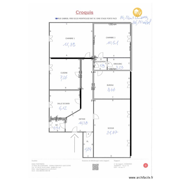 GP Montrouge. Plan de 0 pièce et 0 m2
