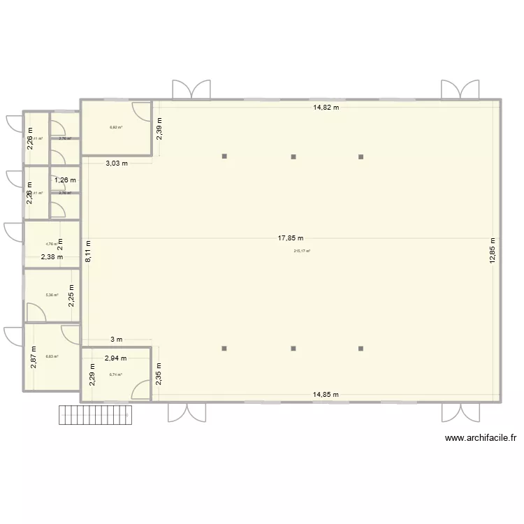 SALLE DE CONFERENCE HOTEL MAN. Plan de 11  et 312 m²