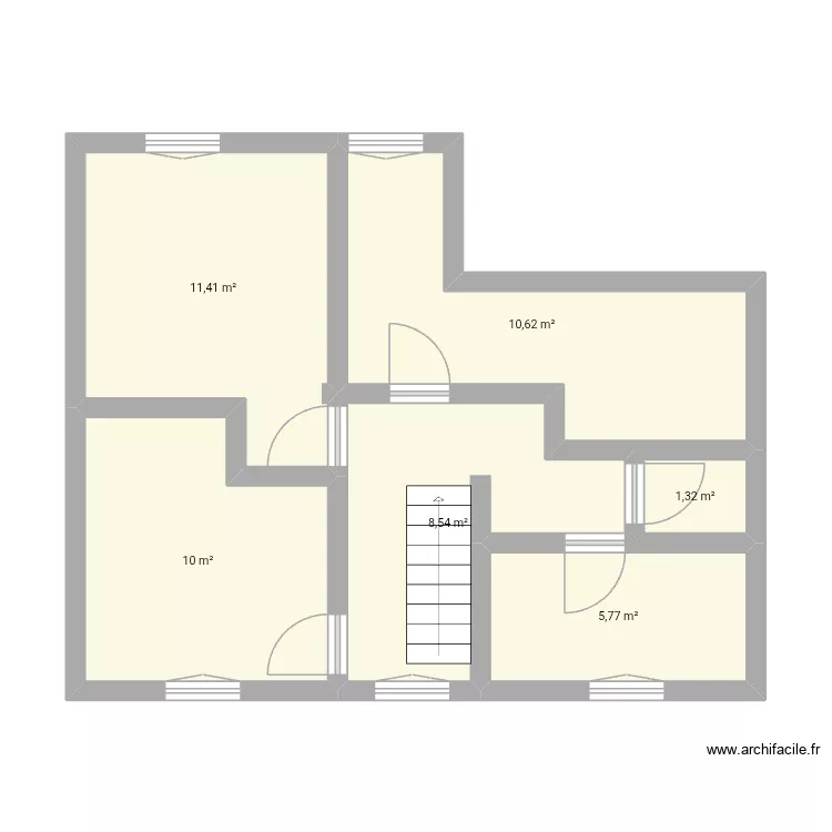 Etage. Plan de 6 et 48 m² Etage. Plan de 6 et 48 m²