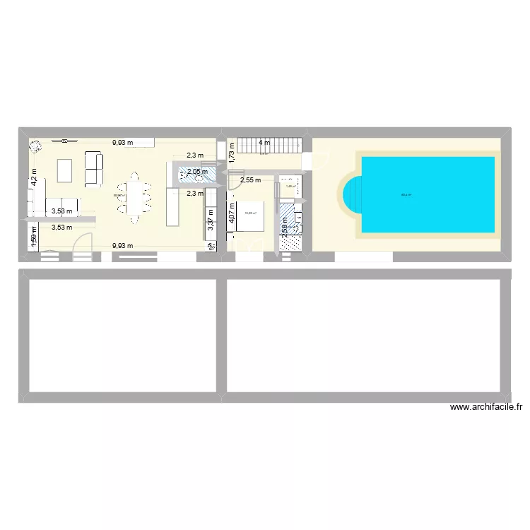 17 MOISSEAU 1. Plan de 7 pièces et 140 m² 17 MOISSEAU 1. Plan de 7 pièces et 140 m²