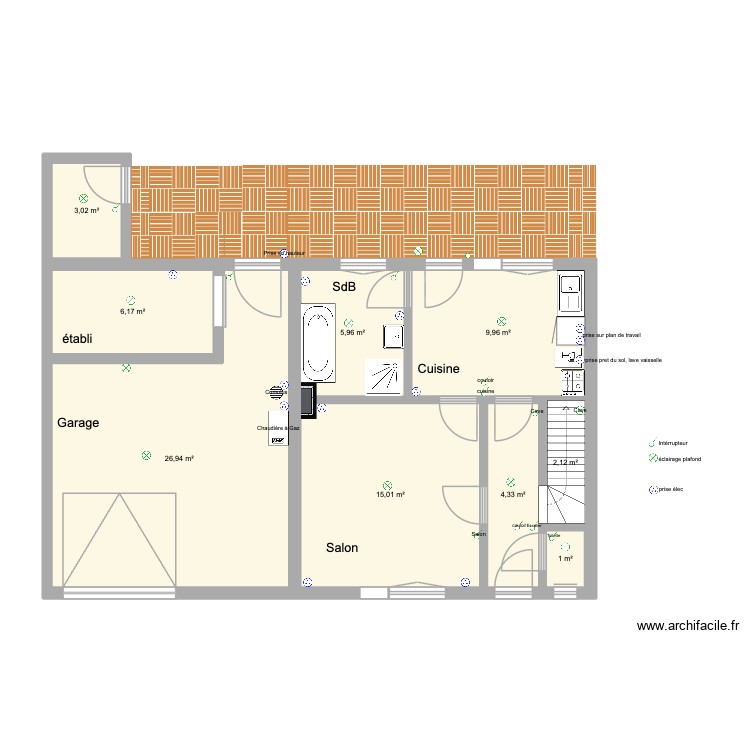 maison boucha. Plan de 0 pièce et 0 m2