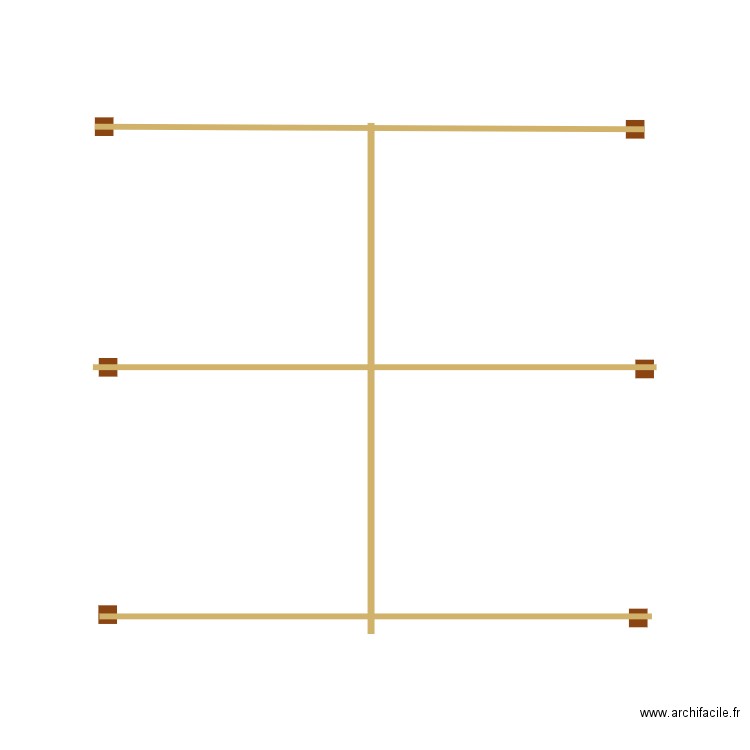 CARPORT ADRIAN. Plan de 0 pièce et 0 m2