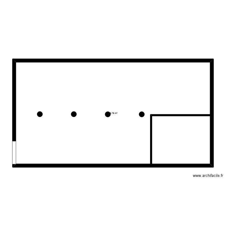 St Didier. Plan de 1 pièce et 99 m2